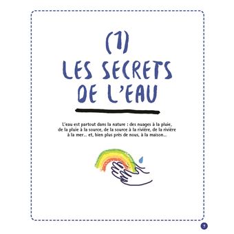 Je joue avec l'eau