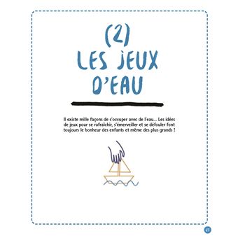 Je joue avec l'eau