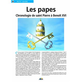 Les papes, chronologie - 1