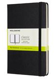 Carnet classique format moyen Moleskine à pages blanches couverture rigide Noir