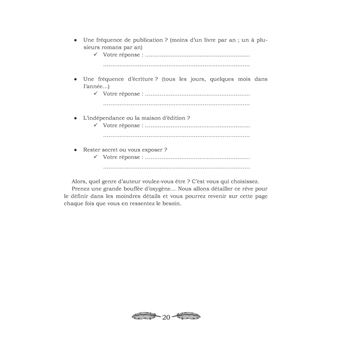 S'installer dans l'écriture