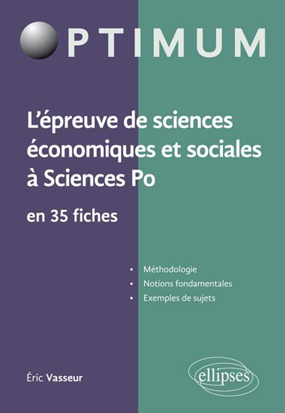 L'epreuve de sciences economiques et sociales a Sciences