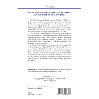 Histoire du collège Pierre Mendès France