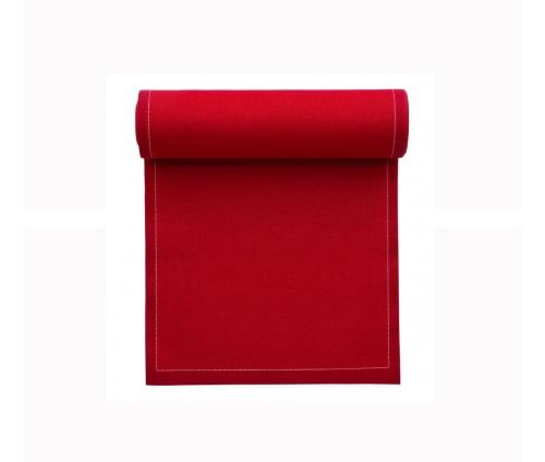 Rouleau de 50 serviettes 11x11 cm Colorama Coton Rouge