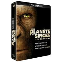 Coffret La Planète des singes 3 Films Steelbook Edition Limitée Blu-ray
