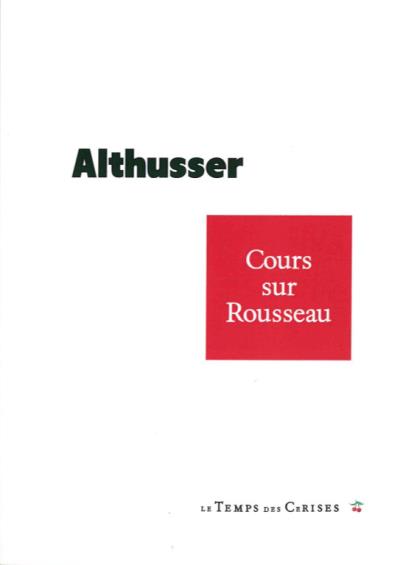 Cours sur rousseau