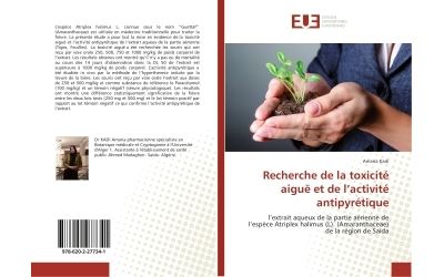 Recherche de la toxicité aiguë et de l'activité antipyrétique