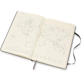 Agenda 2020 semainier Vertical Grand Format Noir Rigide