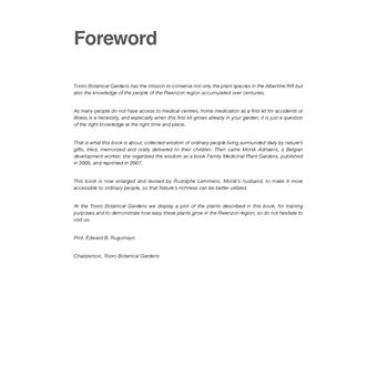 Family Medicinal Plant Gardens