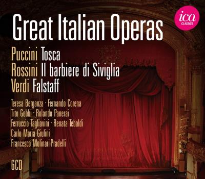 Tosca Le barbier de Séville Falstaff