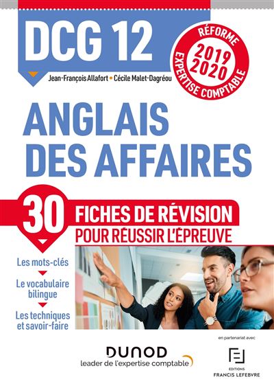 DCG 12 - Anglais des affaires - Fiches de révision - Réforme 2019-2020