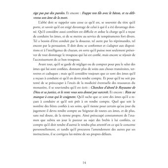 La Règle de Saint Benoît