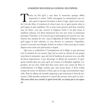 La Règle de Saint Benoît