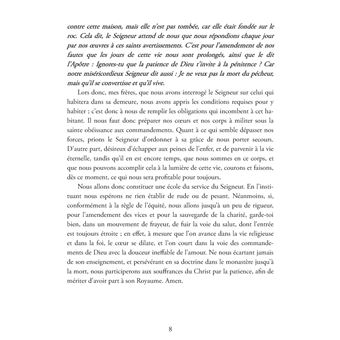 La Règle de Saint Benoît