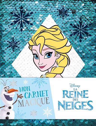 Reine des neiges carnet secret a sequins