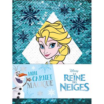 LA REINE DES NEIGES - Carnet à Sequins