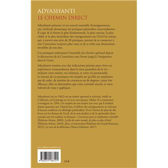 Le chemin direct - 30 pratiques pour susciter l'Eveil
