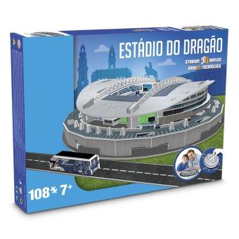 Puzzle Megableu Stade 3D Orange Vélodrome Olympique de Marseille Version LED  - Puzzle