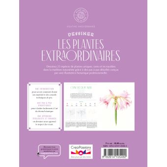 Dessiner les plantes extraordinaires - 25 espèces à dessiner en pas-à-pas