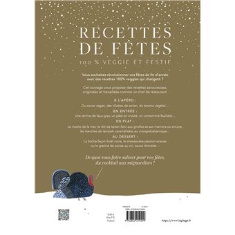 Recettes de fêtes 100% veggie et festif
