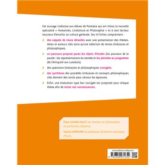 Spécialité Humanités, Littérature et Philosophie - Première - Nouveaux programmes