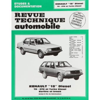Revue technique automobile 415.3 Renault 18 Diesel et Turbo Diesel (80/86)