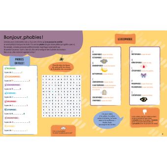 Mes petits ateliers du bien-être - J'apprivoise mes peurs