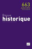 Revue historique 2012