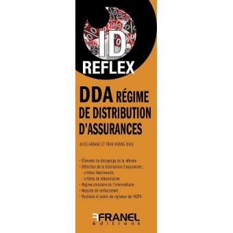 DDA régime de distribution d'assurances