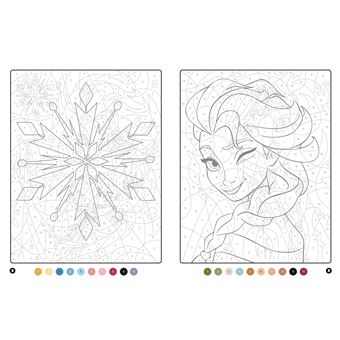 LA REINE DES NEIGES - Coloriages Magiques - Trompe-l'oeil - Disney