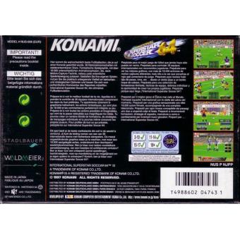 Jeu International Superstar Soccer 64 - Version PAL, Occasion Très Bon état, Complet