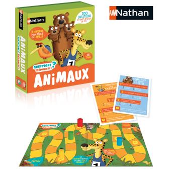 Nathan Lernspiel „Bébé Animaux“ – Pädagogisches Kinderspiel Ab 2 Jahren Mit Tieren, Babys & Lebensräumen