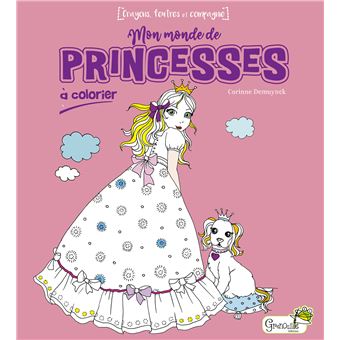 Mon monde de princesses à colorier