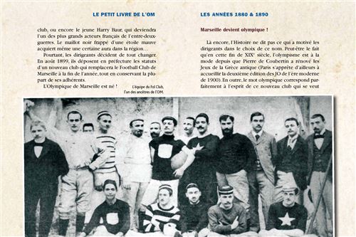 Le petit livre des grands clubs - Olympique de Marseille : Bastiera,  Patrice: : Livres