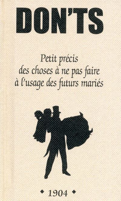 Don'ts mariage