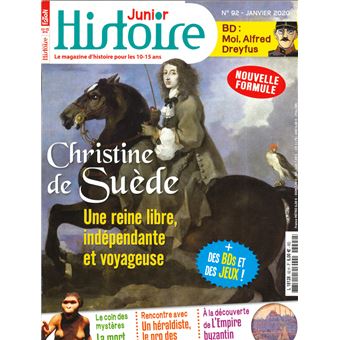 Histoire Junior N°92 Christine de Suède - janvier 2020
