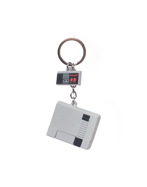 NINTENDO-NES 3D-PORTE-CLES EN CAOUTCHOUC