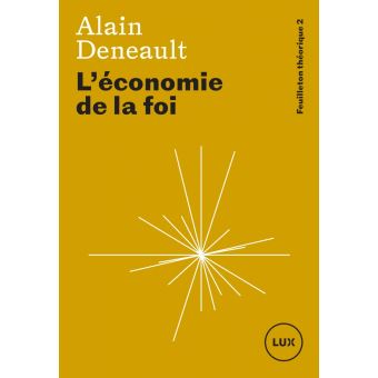L'économie de la foi