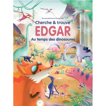 couverture de : Edgar au temps des dinosaures