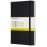 Carnet quadrillé médium rigide noir
