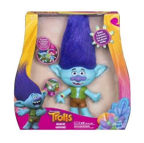 Figurine musicale Trolls Branch 22 cm