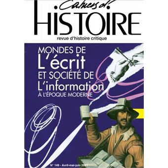 Mondes de l'écrit et société de l'information à l'époque moderne