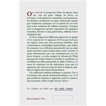 Réflexions sur la future poubelle hautement radioactive de Bure et l'oppression nucléaire en général