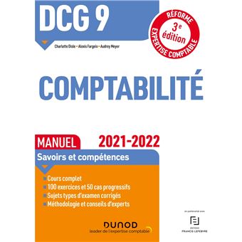 DCG 9 Comptabilité - Manuel - 2021/2022