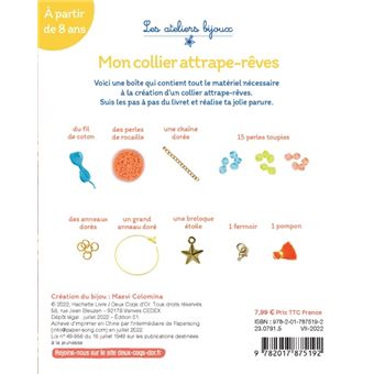 Mon collier attrape-rêves - mini coffret avec accessoires