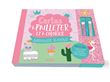 Cartes à pailleter et colorier : Animaux Kawaii