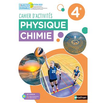 Physique Chimie 4e - Cahier - 2022