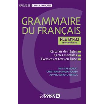 Grevisse FLE B1-B2 grammaire du français