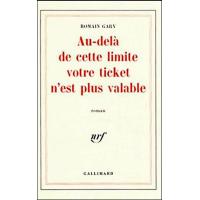 AU DELA DE CETTE LIMITE VOTRE TICKE
