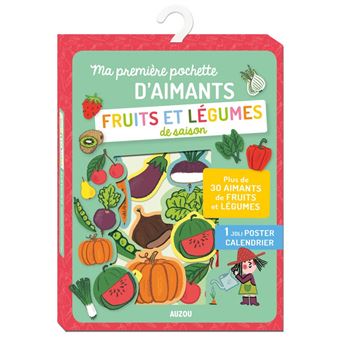 Ma pochette d'aimants - fruits et legumes de saison